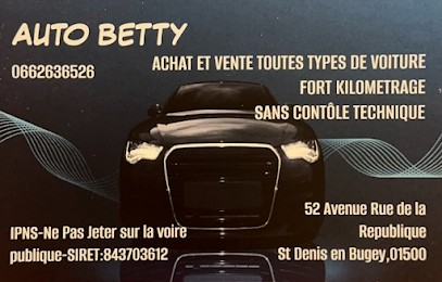 Achat Vente Voiture Occasion Auto Betty, Vendeur de Voitures d'Occasion à Saint-Denis-en-Bugey