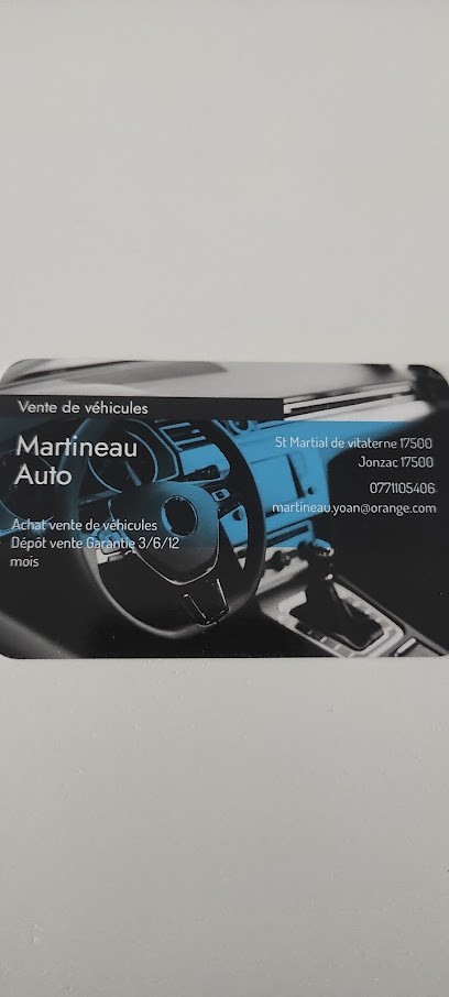 Martineau Auto, Vendeur de Voitures d'Occasion à Saint-Martial-de-Vitaterne