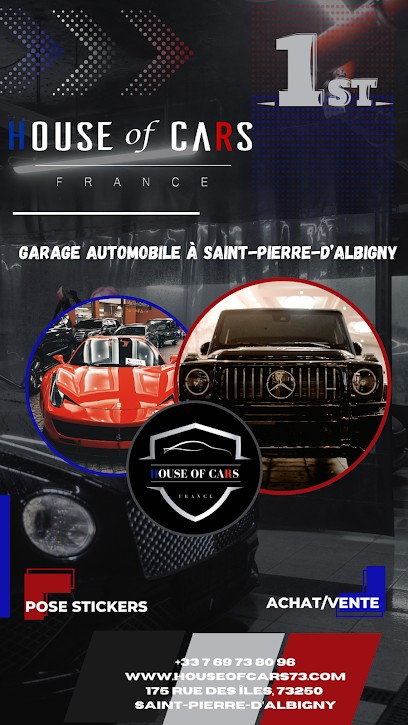 HOUSE OF CARS, Vendeur de Voitures d'Occasion à Saint-Pierre-d'Albigny