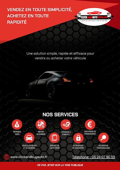 Agence Clickandbuyauto.fr Bordeaux Sud, Vendeur de Voitures d'Occasion à Villenave-d'Ornon